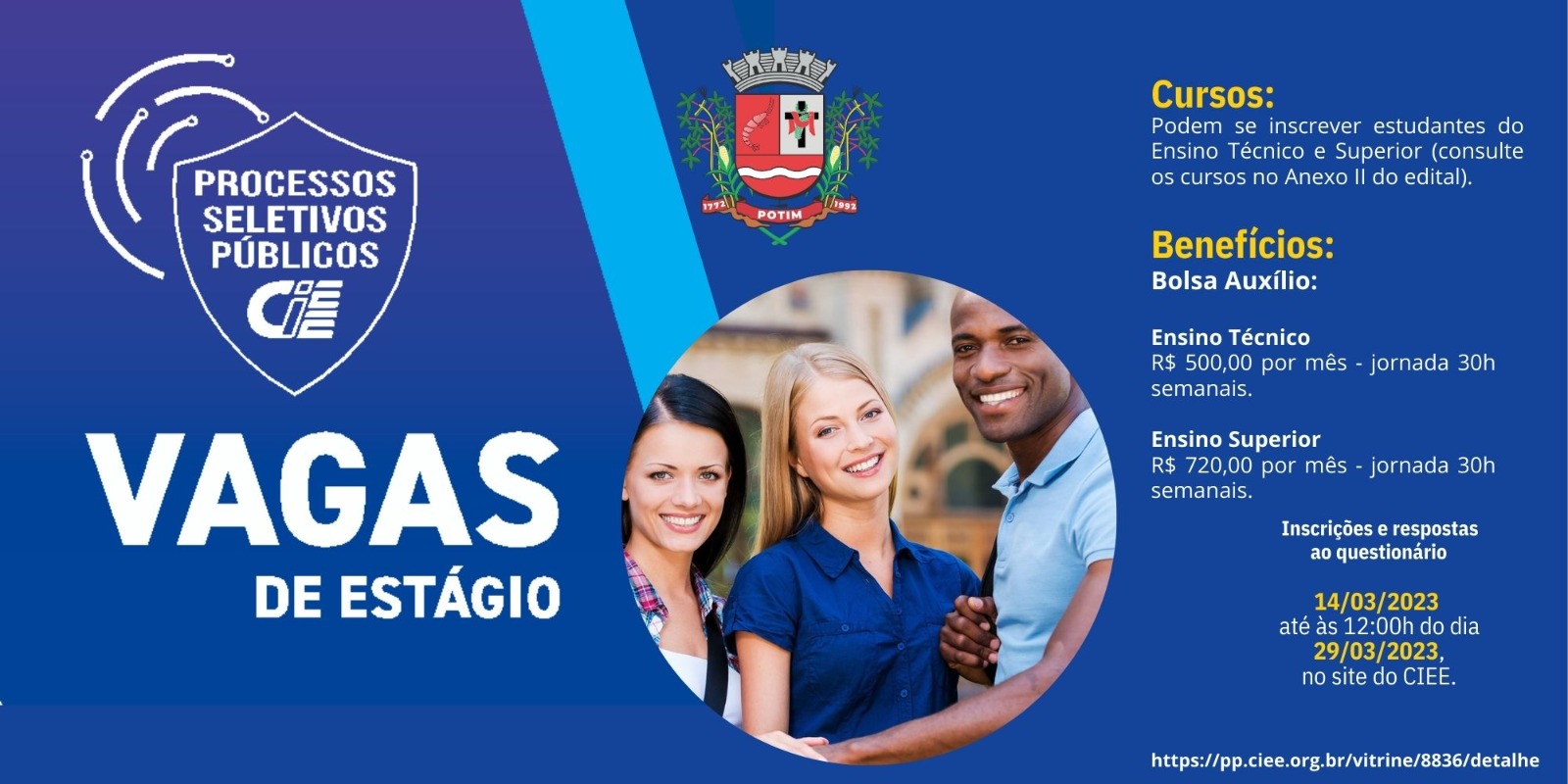 Estágio – CIEE / Caixa – Edital 04/2023 – Graduação em Direito